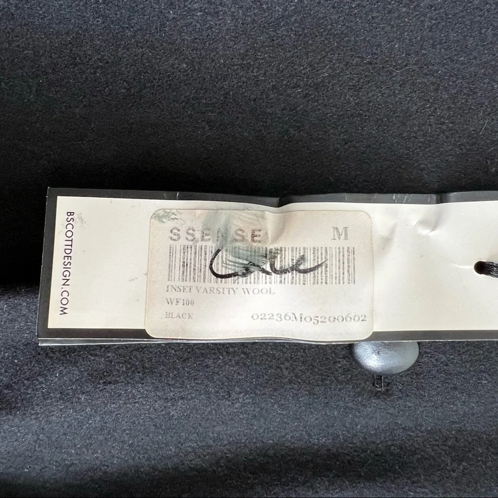 NEW NWT B:SCOTT Varsity Bomber Designer Wool Jacket - Picture 7 of 14